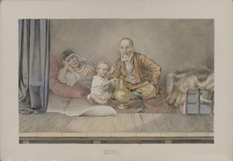 Tatars, 1862. Creator: Znamensky, Mikhail Stepanovich (1833-1892).
