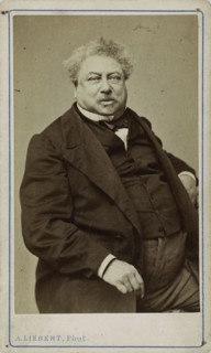 The author Alexandre Dumas père (1802-1870), 1870. Creator: Liébert, Alphonse (1827-1913).