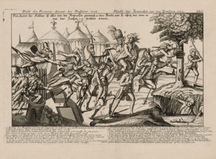 The French flight from the Prussians in 1792, ca 1792. Creator: Anonymous.