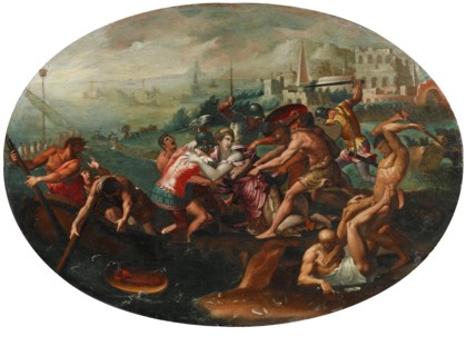 The Rape of Helen. Creator: Penni, Luca (1500/4-1577).