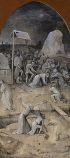 The Temptation of Saint Anthony. Triptych, reverse: The Capture of Christ, 1500-1501. Creator: Bosch, Hieronymus (c. 1450-1516).