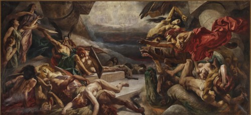Valhalla's Downfall. Creator: Roeber (Röber), Fritz (Friedrich) (1851-1924).