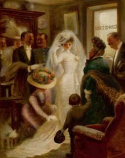 Wedding day (Le jour du mariage). Creator: Guillaume, Albert (1873-1942).