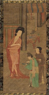 Yang Guifei after bathing. Creator: Zhou Fang (Chou Fang) (c. 730-800).