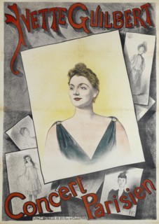 Yvette Guilbert Concert Parisien, 1890. Creator: Höner, Edmond Marie (active Early 19th century).