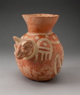 Globular Jar in the Form of a Cat, 100 B.C./A.D. 500. Creator: Unknown.