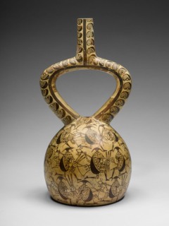 Vessel Depicting the Assault of Bean Warriors, 100 B.C./A.D. 500. Creator: Unknown.