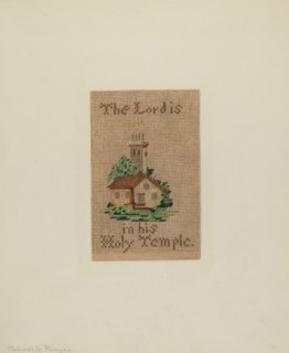 Bookmark, c. 1939. Creator: Manuel G. Runyan.