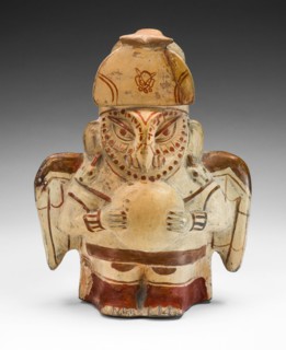 Vessel in the Form of an Owl Impersonator, 100 B.C./A.D. 500. Creator: Unknown.