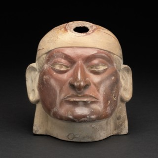 Portrait Vessel of a Ruler, Stirrup Missing, 100 B.C./A.D. 500. Creator: Unknown.