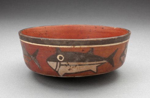 Bowl Depicting Shark or Killer Whale, 180 B.C./A.D. 500. Creator: Unknown.
