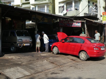Car wash in West Bengal, India 2019. Creator: Unknown.