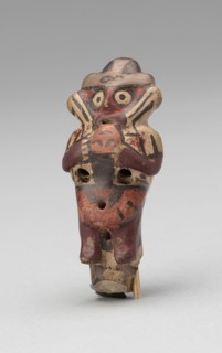 Whistle in the Form of a Musician, 180 B.C./A.D. 500. Creator: Unknown.