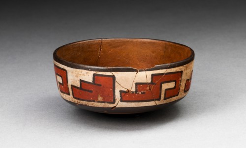 Bowl with Stepped-Fret Motif, 180 B.C./A.D. 500. Creator: Unknown.