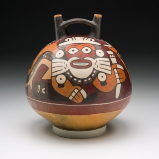 Vessel Depicting a Composite Shark, Feline, and Human Figure, 180 B.C./A.D. 500. Creator: Unknown.