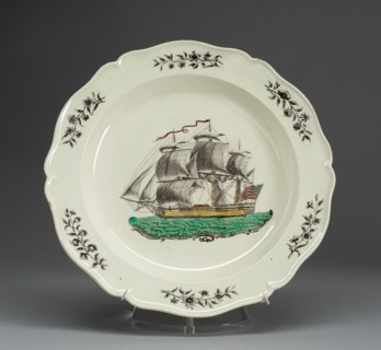 Plate, 1796-1800. Creator: Herculaneum Pottery.