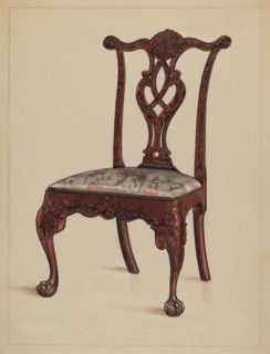 Side Chair, 1936. Creator: M. Rosenshield-von-Paulin.