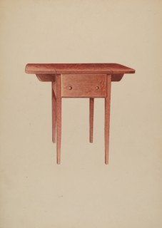 Occasional Table, 1937. Creator: Albert Ryder.