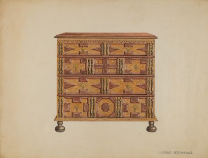 Chest of Drawers, 1935/1942. Creator: Lorenz Rothkrantz.