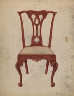 Chair, 1935/1942. Creator: Suzanne Roy.