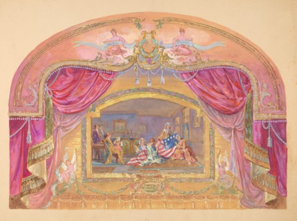 Theatrical Painting, 1935/1942. Creator: Gilbert Sackerman.