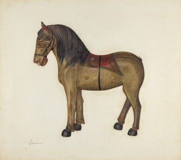 Toy Horse, 1935/1942. Creator: Selma Sandler.