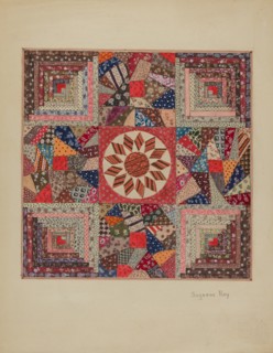 Crib Coverlet, c. 1936. Creator: Suzanne Roy.