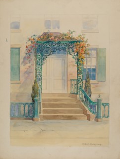 Ornamental Iron, c. 1936. Creator: Gilbert Sackerman.