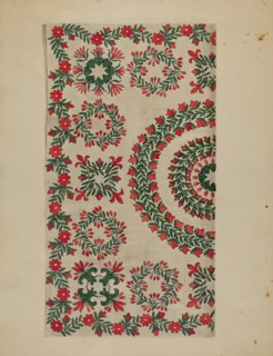 Bedspread, c. 1936. Creator: Irene Schaefer.