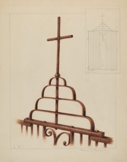 Cross, c. 1937. Creator: Manuel G. Runyan.