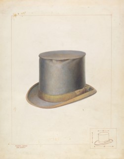 High Beaver Hat, c. 1937. Creator: Gordon Saltar.