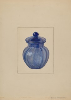 Rose Petal Jar, c. 1937. Creator: Erwin Schwabe.