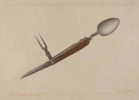 Officer's Mess Knife, c. 1938. Creator: Vincent P. Rosel.