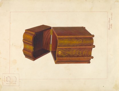 Knife Box, c. 1938. Creator: Vincent P. Rosel.