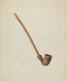 Pipe, c. 1938. Creator: Manuel G. Runyan.
