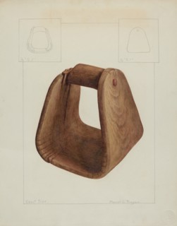 Saddle Stirrup, c. 1938. Creator: Manuel G. Runyan.
