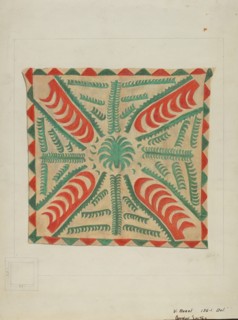 Coverlet for Crib, c. 1939. Creator: Vincent P. Rosel.