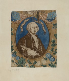 Portrait of George Washington, c. 1939. Creator: Suzanne Roy.