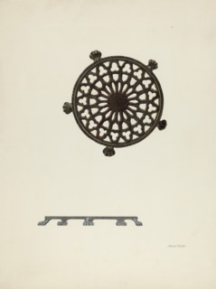 Trivet, c. 1939. Creator: Albert Rudin.