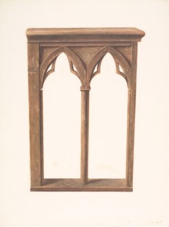 Altar Rail Gate, c. 1939. Creator: Manuel G. Runyan.