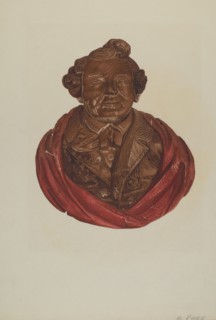 Ship's Sternpiece, c. 1939. Creator: Albert Ryder.