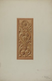 Furniture Panel, c. 1939. Creator: Albert Ryder.