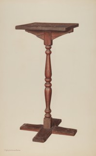 Candle Stand, c. 1940. Creator: M. Rosenshield-von-Paulin.