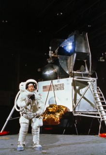 Neil Armstrong lunar surface training, USA, April 22, 1969.  Creator: NASA.