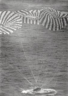 Apollo 9 Splashdown, 1969. Creator: NASA.
