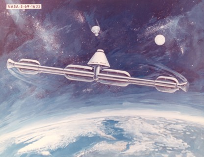 Artificial Gravity Space Station, 1969. Creator: NASA.