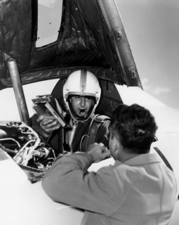 Scott Crossfield...after the first mach 2 flight, USA, November 20, 1953. Creator: Unknown.