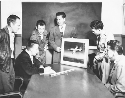 Key members of the XS 1 research team, USA, January 1948.  Creator: Unknown.