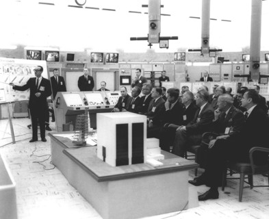 Kennedy at Cape Canaveral, Florida, USA, 1963.  Creator: NASA.