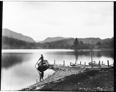 Coniston Water, Coniston, South Lakeland, Cumbria, 1886. Creator: London Midland and Scottish Railway.